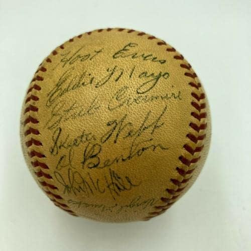 1946-Ban A Detroiti Tigrisek Csapata Aláírt Amerikai Profi Baseball-Liga - Dedikált Baseball