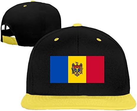 HIFENli Zászló Moldova Hip-Hop Kap Futó Sapka Fiúk Lányok Futó Sapka Baseball Sapka