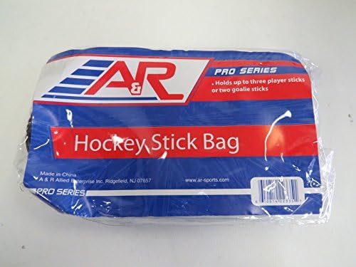 A&R Pro Series Hockey Stick Bag, mely Akár 3 Játékos vagy 2 Kapus Botok, Fekete