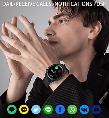 suinsist Intelligens Karóra Férfiaknak, AK26 smartwatch az Android, illetve iOS-Telefonok (Dáil/Hívásokat Fogadni, Zene Tárolás/Player),