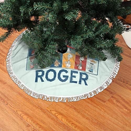 Amerikai fater Roger Személyiségek Fát Szoknyák Karácsonyi Díszek, Szezonális Hagyja Fa Szoknya Karácsonyi Party Nyaralás Minden Alkalomra