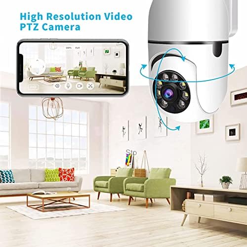 Otthoni vezeték nélküli Beltéri Biztonsági Kamera Ptz Pet Baba Monitor HD 1080P Full Color Este Kamera App Támogatást Két Módon Beszélni,