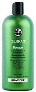 Zerran Botanum Sampon Kémiailag Feldolgozott Haj - 32 oz / liter