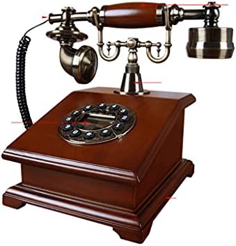 ZYZMH Telefon-Antik Telefon Vintage Fa Vezetékes Nappali Tanulmány Retro Dekoráció, Dekoráció, Otthon, Irodában, Telefon