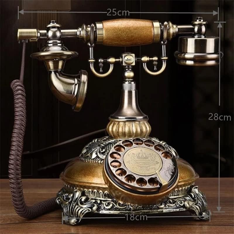 KXDFDC Fshion Forgó Tárcsa Lansline Telefon, Vezetékes Antik Vezetékes Telefon