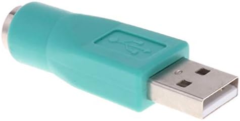 Ronyme Csere USB Férfi PS/2 Női Billentyűzet, Egér, Egér Adapter Átalakító - Teal