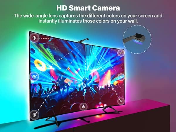 Sengled Envisual TV Led(TV-Fordította: Suppoorts Off-line), TV LED Háttérvilágítás a Kamera 40-45 hüvelyk TV, Smart Környezeti WiFi RGB Világítás,