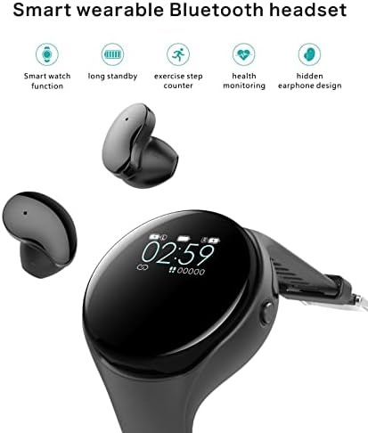 Intelligens Karóra a Fülhallgató, a Nők, mind a Férfiak Fülhallgató SmartWatch Fitness Tracker MP3 Nézni Fülhallgató Kombinált (Fehér)