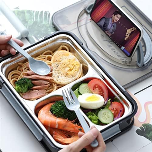 GENIGW Bento Box Japán Rozsdamentes Acél Ebédet Reggeli, Ebéd Ebédet Bento Box Konyhai Eszközök ( Színes : E , Méret : Mint