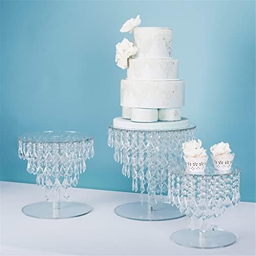KAOROU Esküvői Desszert Akril Kijelző Állni Multi-Layer Cake Állni Kijelző Tábla Sütemények, Torta Lemezjátszó