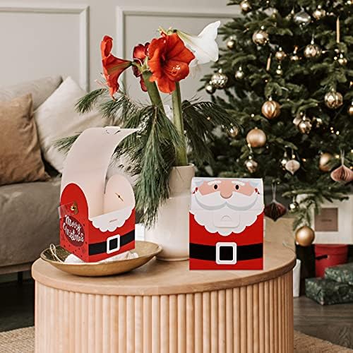 VALICLUD 12db Karácsony Apple Csomagolás Doboz DIY Cukorkát Doboz Fesztivál Party Dekoráció Segítségével