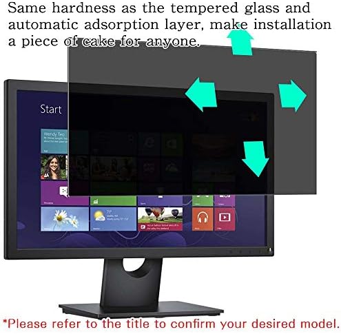 Synvy Adatvédelmi képernyővédő fólia, Kompatibilis LG W2343T-PF 23 Kijelző Monitor Anti Kém Film Védők [Nem Edzett Üveg]