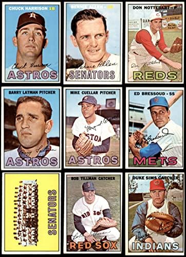 1967 Topps Baseball 100 Kártya Starter Set/Sok (Baseball Szett) VG+