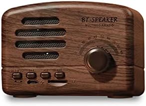 EvaSing Vezeték nélküli Retro Hangszóró, Hordozható Bluetooth Vintage Hangfal, FÖLDMUNKAGÉP Fa Stílus Hangszóró a Hangos Sztereó Hang