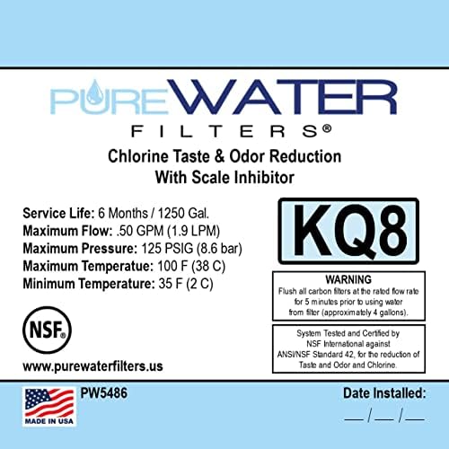 PureWater Csere vízszűrő Patron Keurig B150/K150 B155/K155 K2500 K3000 B3000SE K3500 K4000
