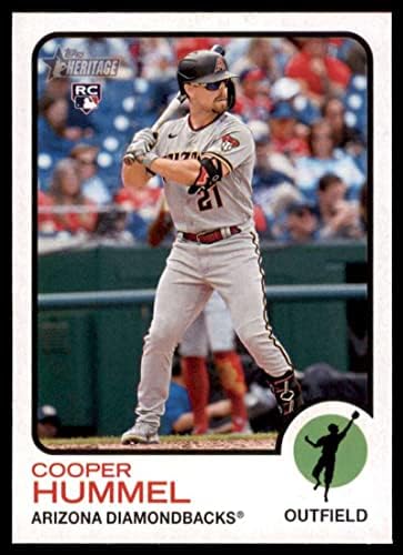 2022 Topps Örökség Magas Száma 504 Cooper Hummel RC Kezdő Arizona Diamondbacks MLB Baseball Trading Card