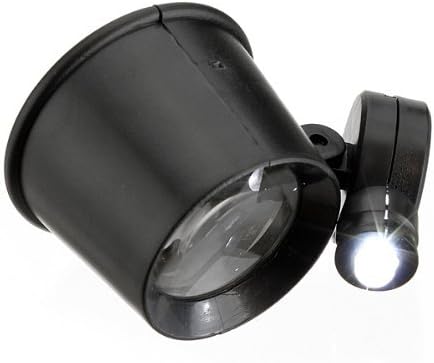 Víz & Fa Új LED Lámpa 10x Ékszerek Nagyító Nagyító órajavítás Szem Üveg Nagyítólencse Eszköz