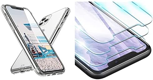 ORIbox Esetben Kompatibilis az iPhone 11 pro max Esetben, Könnyű & Glass kijelző Védő fólia iPhone 11 Pro Max,Xs Max (6.5