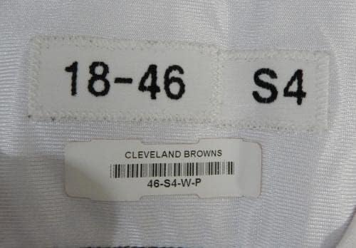 2018 Cleveland Browns Sheldrick Redwine 29 Játékban Használt Fehér Gyakorlat Jersey 46 3 - Aláíratlan NFL Játék Használt Mezek
