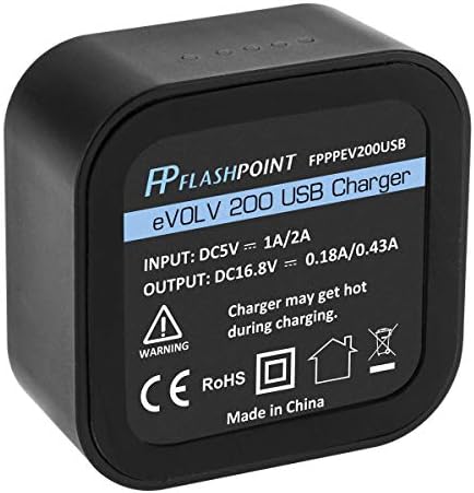 Flashpoint UC29 USB Töltő eVOLV200, valamint 200Pro Flash Akkumulátor WB29