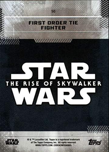 2019 Topps Star Wars A Rise of Skywalker Sorozat Egy 50 Első Rend TIE Fighter Trading Card