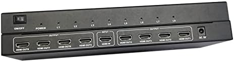 HDMI Splitter 1 8, easyday a Full HD 1080P 3D-s 4K HDMI Elosztó Erősítő 1X8 HDMI Splitter PS3/4/5 X-Box Tűz Stick DVD-Lejátszó HDTV Projektorok