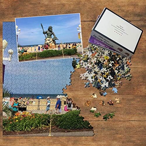 USA Amerikai Virginia Beach Boardwalk Puzzle 1000 Darab Játék, Alkotás Úti Emlék Fa