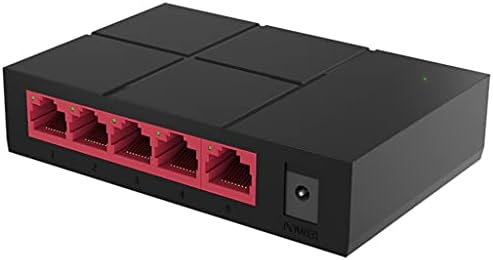 UOEIDOSB 5 portos Gigabit Switch 10/100/1000Mbps RJ45 LAN Ethernet Gyors Asztali Hálózati Switching Hub (Szín : az ábrán látható,