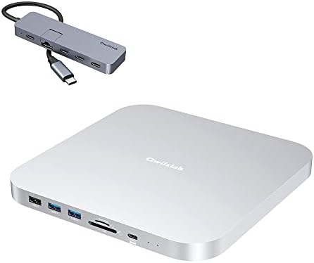 Qwiizlab USB-C Hub Dokkolóegység Csomag 4 Port USB-C Hub 1 gbps Ethernet Port