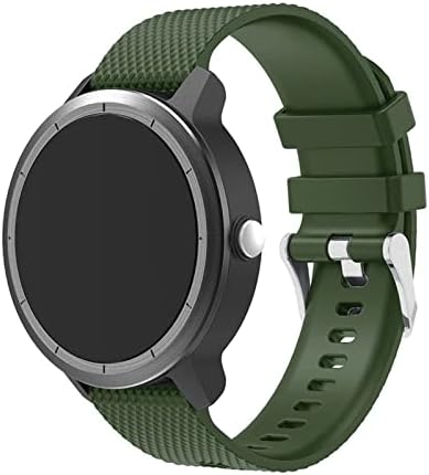 FEHAUK 20mm Szilikon Gumi óraszíj Watchband A Garmin Vivoactive 3/Vivomove HR Intelligens Karóra ZENEKAR