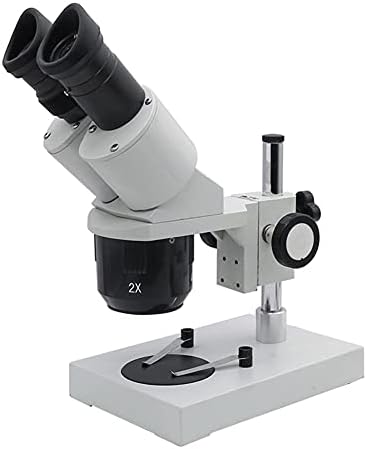 QUUL 10X-20X-30X-40X Binokuláris Sztereó Mikroszkóp Megvilágított Ipari Mikroszkóp w/Szemlencse a órajavítás PCB-Ellenőrzés (Méret : 10X