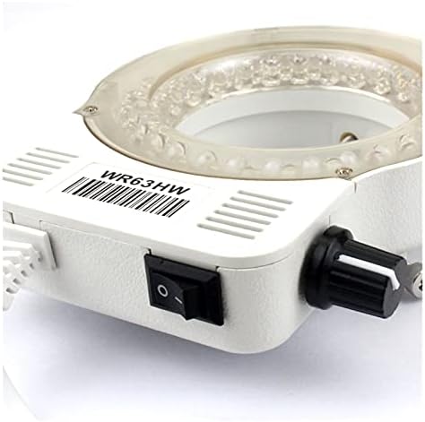 XMSH Mikroszkóp Kiegészítők Készlet Felnőtt Gyűrű Fény 0- Állítható Lámpa, Állítható 144 LED Miniscope Gyűrű Fény Tartozék