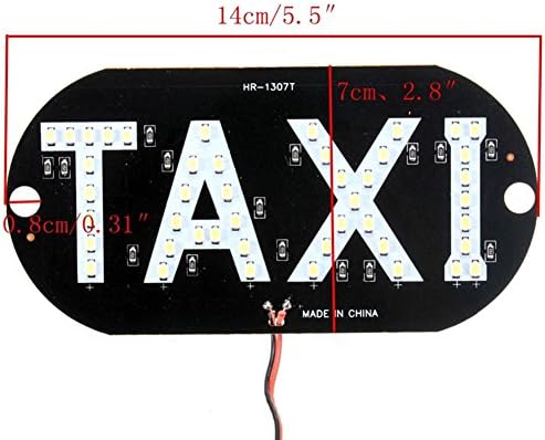 JIANWEI Autó Taxi LED Fény, 12V Taxi LED Szélvédő Taxi Jelző Lámpa Jel, Szélvédő Fény, Fény, LED-Fény Jelző Lámpa Vízálló Taxi Taxi