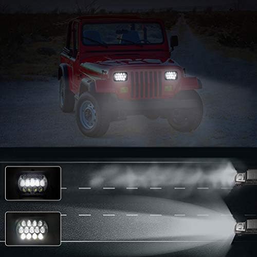 Wakauto Led-es Fényszórók Led-es Fényszórók Autó Kellékek Fényszóró Kompatibilis LED Fényszóró Nappali menetjelző Fény Adapter Motorkerékpár