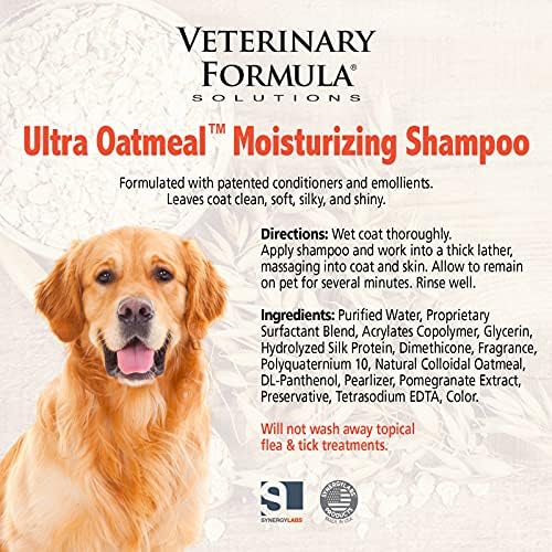 Állat-egészségügyi Formula Megoldások Ultra Zabpehely Hidratáló Sampon Kutyáknak
