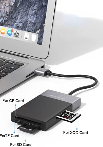 6 az 1-ben Multi-Card Reader az USB 3.0 2-Port HUB Adapter SD Kártya U Flash Meghajtó Olvasás