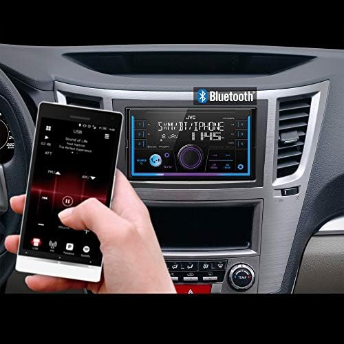 JVC KW-X840BTS Bluetooth-Vevő Autó Hifi, USB Port – AM/FM Rádió, MP3 Lejátszó, Alexa Engedélyezve van - 1.5-line kijelző - Dupla DIN – 13-sávos