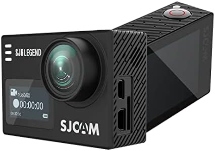 SJCAM SJ6 Legenda Akció Kamera a 4K WiFi 30M, Vízálló Ultra HD 2 - es érintőképernyő Giroszkóp Stabilizáció Sport DV - Fekete Szín