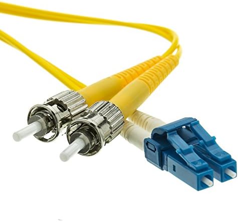 CableWholesale Optikai Kábel, 2 Méter (6.6 láb) LC SC Lucent Csatlakozó Előfizetői Csatlakozó Duplex 50/125 OM2 Multi-Mode Fiber Optic