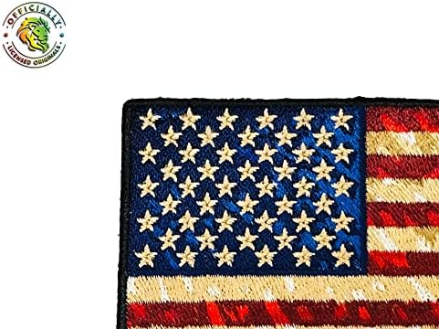 Szomorú Amerikai Zászló Javítás, 5 x3 Vas/Sew-On, Magas Szál Hímzett Műselyem a Kabátok, Kalapok, Táskák, Ruhák & More