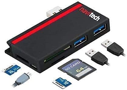 Navitech 2 az 1-ben Laptop/Tablet USB 3.0/2.0 HUB Adapter/Micro USB Bemenet SD/Micro SD Kártya Olvasó Kompatibilis Apple MacBook Pro 14