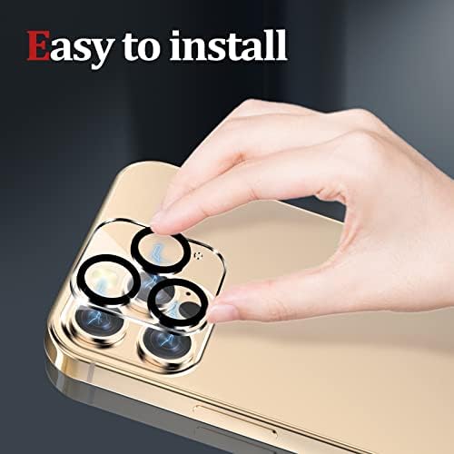 WHPXJY [3 Csomag] Kompatibilis az iPhone 12 Pro Max Kamera Lencséjét Védő Edzett Üveg, Este Kör, Ultra HD, karcálló, az