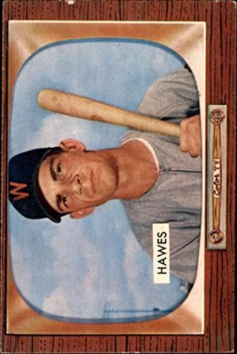 1955 Bowman 268 Roy Hawes Washington Senators (Baseball Kártya) EX Szenátorok