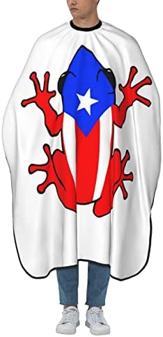 Puerto Rico Zászló Béka fodrászat Cape Stylist Haj Vágás Kötény Borbély Fedezze az Ügyfelek, Stílus Szakmai Haza Fodrász Festéket