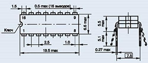 S. U. R. & R Eszközök KR565RU6 analoge 2118-7 IC/Mikrochip SZOVJETUNIÓ 6 db