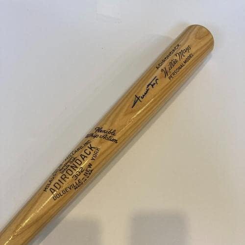 Willie Mays Aláírt Adirondack Játék Modell Baseball-Ütőt PSA DNS-COA - Dedikált MLB Denevérek