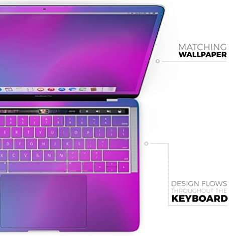 Design Skinz Neon Holografikus V1 Teljes Test Pakolás karcálló Matrica Bőr-Készlet Kompatibilis a MacBook 15 Pro w/TB (A1990)