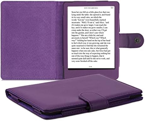 kwmobile Esetben Kompatibilis az Kindle Paperwhite 11. Generációs 2021 - PU Bőr Bookstyle Borító - Violet
