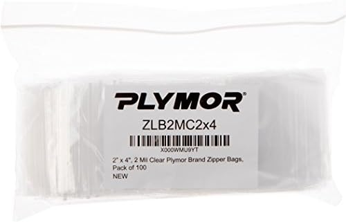 Plymor Cipzár Visszazárható Műanyag Zacskók, 2 Millió, 2 x 4 (Az 1000)