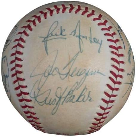 1978-ban a Los Angeles Dodgers NL Champs Csapat Aláírt World Series Baseball SZÖVETSÉG COA - Dedikált Baseball